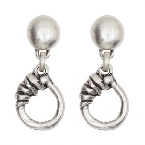 Hand Made Pewter Earrings - SKU# NE-1524