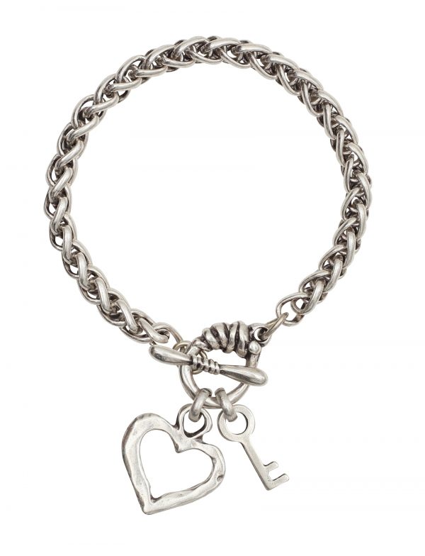 Hand Made Pewter Bracelet - SKU# NB-2518