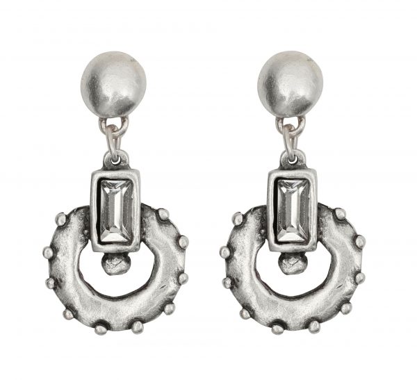 Hand Made Pewter Earrings-SKU# NE-1531