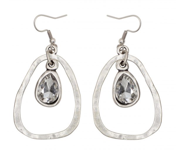 Hand Made Pewter Earrings-SKU# NE-1543