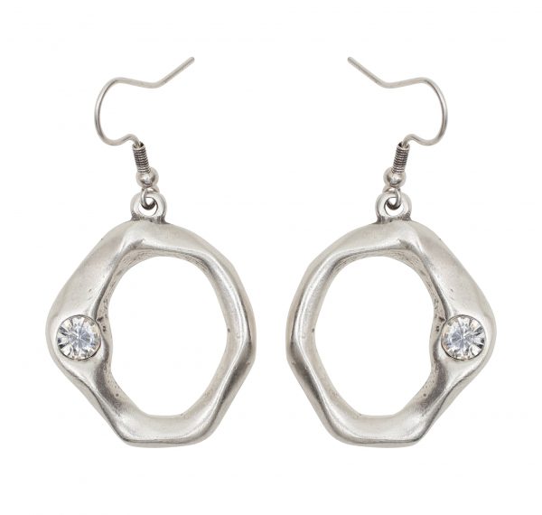 Hand Made Pewter Earrings - SKU# NE-1555