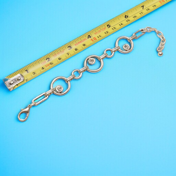 Hand Made Pewter Bracelet - SKU# NB-2504 - Image 2