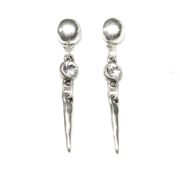 Hand Made Pewter Earrings-SKU# NE-1503