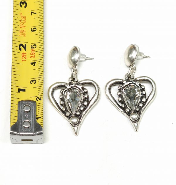 Hand Made Pewter Earrings - SKU# NE-1510 - Image 2