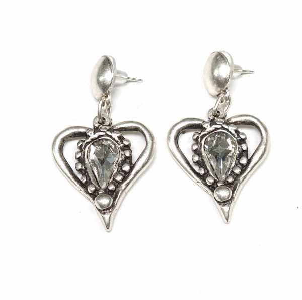 Hand Made Pewter Earrings - SKU# NE-1510 - Image 3
