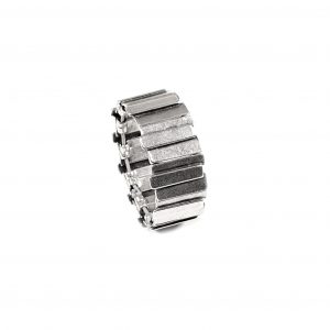 Hand Made Pewter Bracelet Plated in 925 Silver - SKU# 005-2005A