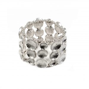 Hand Made Pewter Bracelet Plated in 925 Silver - SKU# 029-2029