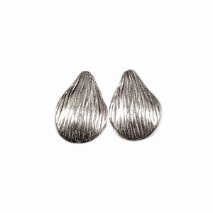 Hand Made Pewter Earrings Plated in 925 Silver - SKU# 039-4039