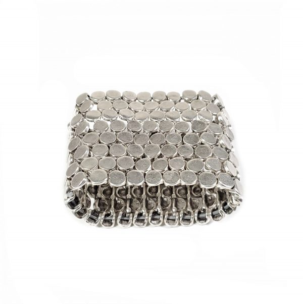 Hand Made Pewter Bracelet Plated in 925 Silver - SKU# 2795AR