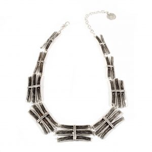 Hand Made Pewter Necklace Plated in 925 Silver - SKU# ALL-1174