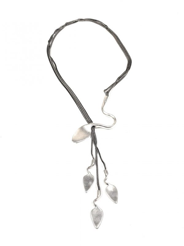 Hand Made Pewter Necklace Plated in 925 Silver - SKU# ALL-1439