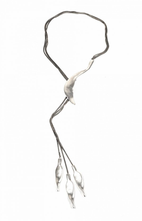 Hand Made Pewter Necklace Plated in 925 Silver - SKU# ALL-1441