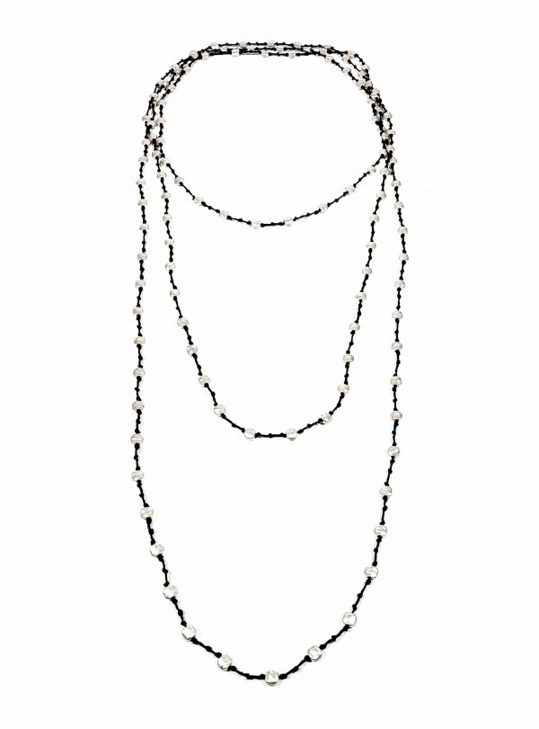 Hand Made Pewter Necklace Plated in 925 Silver - SKU# ALL-1444