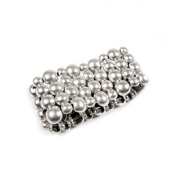Hand Made Pewter Bracelet Plated in 925 Silver - SKU# ALL-2014
