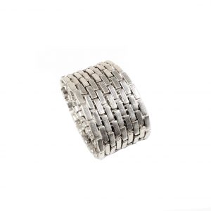 Hand Made Pewter Bracelet Plated in 925 Silver - SKU# ALL-2016