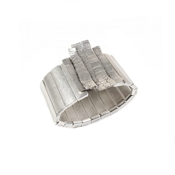 Hand Made Pewter Bracelet Plated in 925 Silver - SKU# ALL-2023