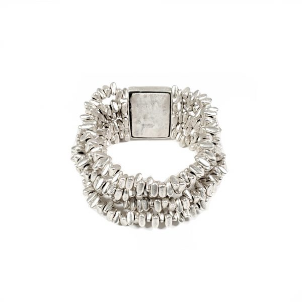 Hand Made Pewter Bracelet Plated in 925 Silver - SKU# ALL-2050