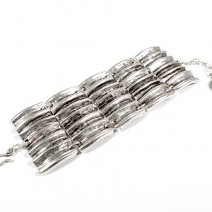 Hand Made Pewter Bracelet Plated in 925 Silver - SKU# ALL-2127
