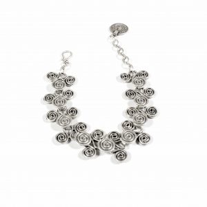 Hand Made Pewter Bracelet Plated in 925 Silver - SKU# ALL-2168