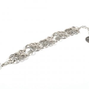 Hand Made Pewter Bracelet Plated in 925 Silver - SKU# ALL-2252