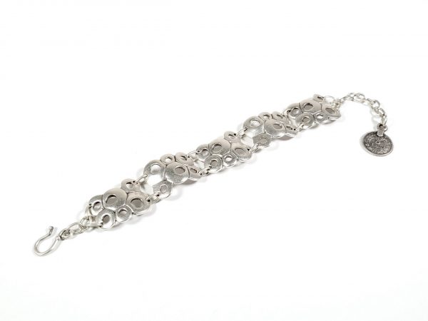 Hand Made Pewter Bracelet Plated in 925 Silver - SKU# ALL-2252