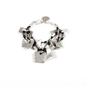 Hand Made Pewter Bracelet Plated in 925 Silver - SKU# ALL-2373