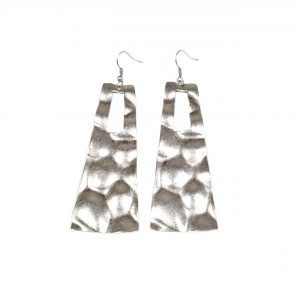 Hand Made Pewter Earrings Plated in 925 Silver - SKU# ALL-3009
