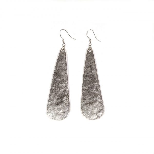 Hand Made Pewter Earrings Plated in 925 Silver - SKU# ALL-3044