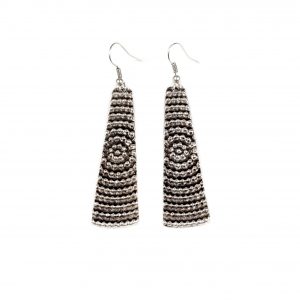 Hand Made Pewter Earrings Plated in 925 Silver - SKU# ALL-3047