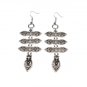 Hand Made Pewter Earrings Plated in 925 Silver - SKU# ALL-3125