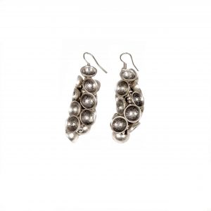 Hand Made Pewter Earrings Plated in 925 Silver - SKU# ALL-3201