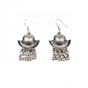 Hand Made Pewter Earrings Plated in 925 Silver - SKU# ALL-3221