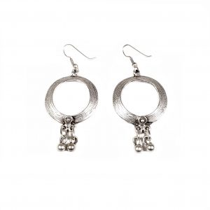 Hand Made Pewter Earrings Plated in 925 Silver - SKU# ALL-3230