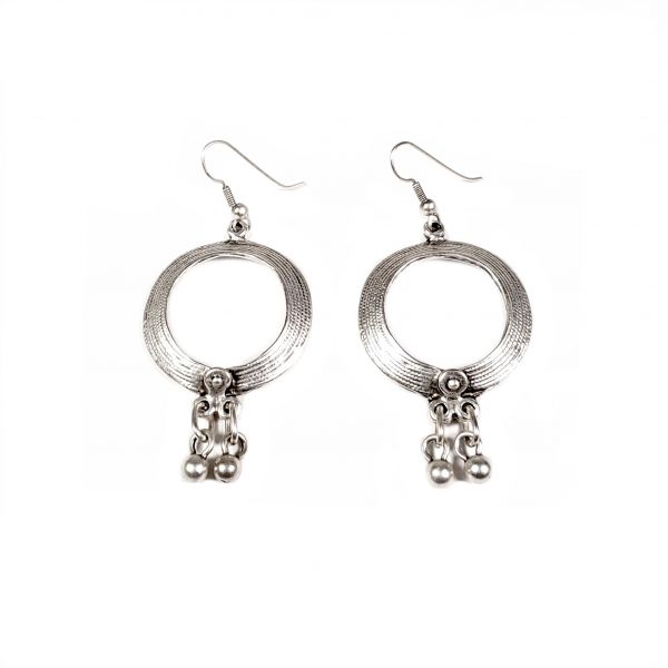 Hand Made Pewter Earrings Plated in 925 Silver - SKU# ALL-3230