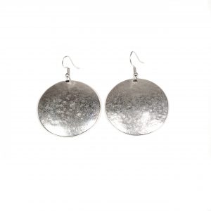 Hand Made Pewter Earrings Plated in 925 Silver - SKU# ALL-3254