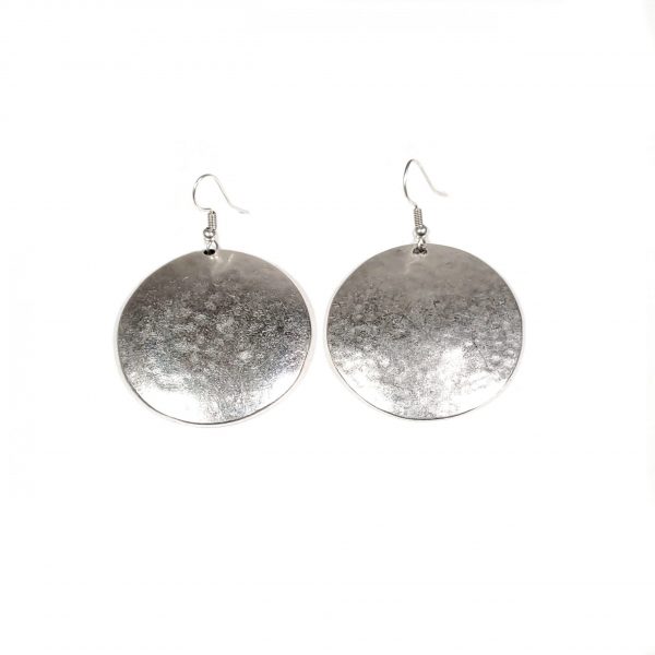 Hand Made Pewter Earrings Plated in 925 Silver - SKU# ALL-3254