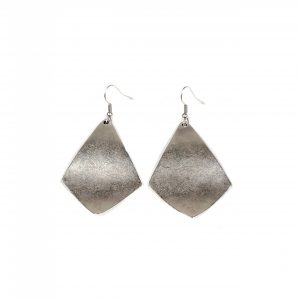 Hand Made Pewter Earrings Plated in 925 Silver - SKU# ALL-3270