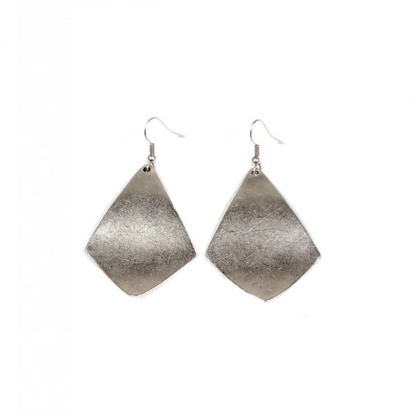 Hand Made Pewter Earrings Plated in 925 Silver - SKU# ALL-3270