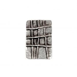 Hand Made Pewter Adjustable Ring Plated in 925 Silver - SKU# ALL-4044