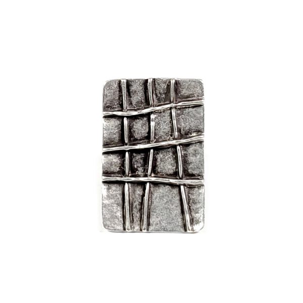 Hand Made Pewter Adjustable Ring Plated in 925 Silver - SKU# ALL-4044