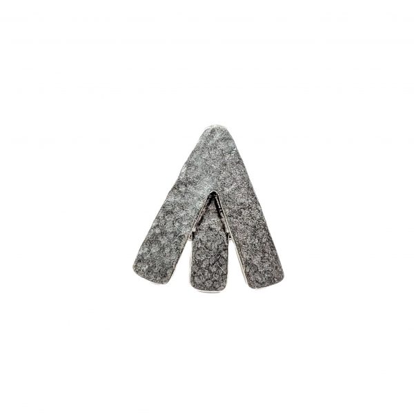 Hand Made Pewter Adjustable Ring Plated in 925 Silver - SKU# ALL-4056