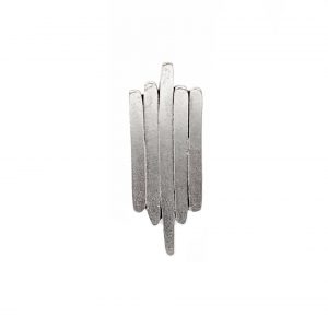 Hand Made Pewter Adjustable Ring Plated in 925 Silver - SKU# ALL-4103
