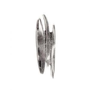 Hand Made Pewter Adjustable Ring Plated in 925 Silver - SKU# ALL-4107