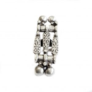 Hand Made Pewter Adjustable Ring Plated in 925 Silver - SKU# ALL-4111