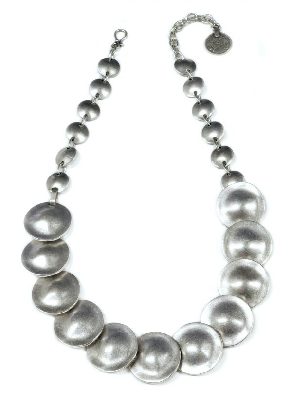 Hand Made Pewter Necklace Plated in 925 Silver - SKU# ALL-1102