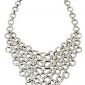 Hand Made Pewter Necklace Plated in 925 Silver - SKU# ALL-1277
