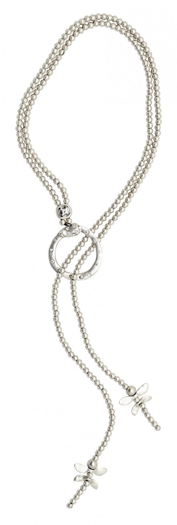Hand Made Pewter Necklace Plated in 925 Silver - SKU# NN-3125 - Image 2