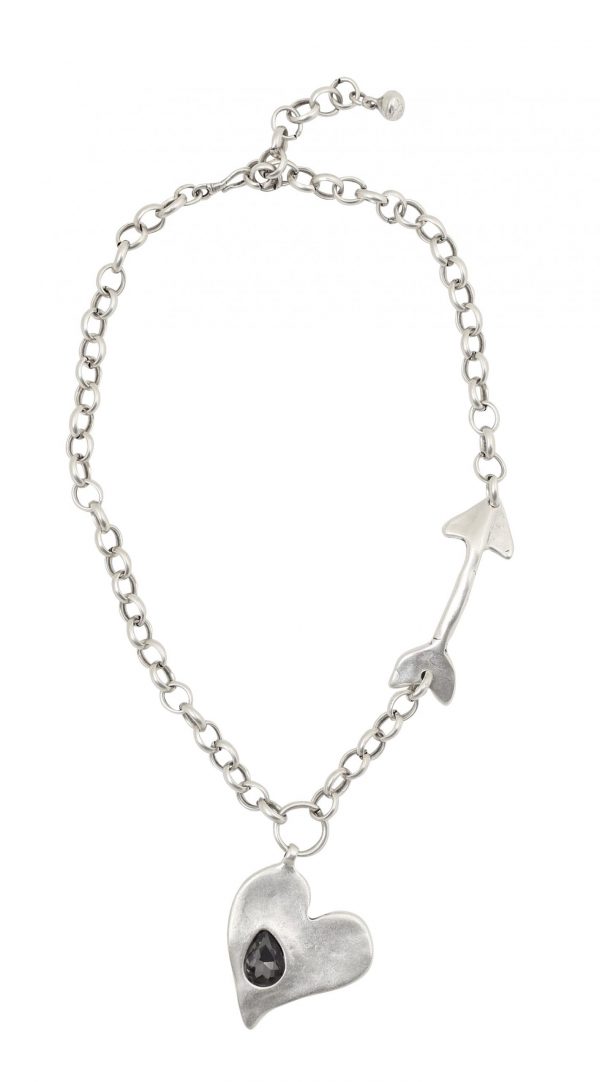 Hand Made Pewter Necklace Plated in 925 Silver - SKU# NN-3147 - Image 2