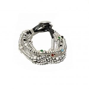 Hand Made Pewter Bracelet Plated in 925 Silver - SKU# ZBL-001