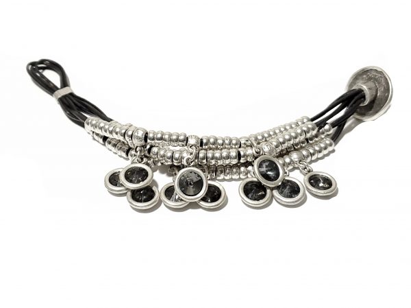 Hand Made Pewter Bracelet Plated in 925 Silver - SKU# ZBL-110G - Image 2